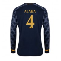 Echipament fotbal Real Madrid David Alaba #4 Tricou Deplasare 2023-24 maneca lunga